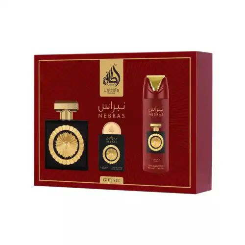 Lattafa Pride Nebras Giftset 3 Piece Lattafa Pride Nebras Zestaw Prezentowy