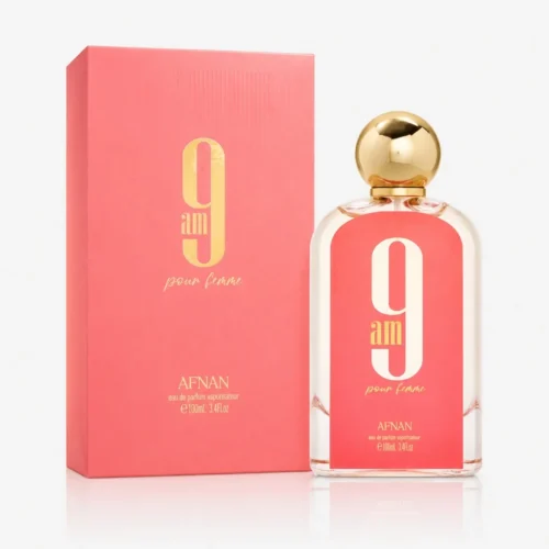 Afnan 9 AM Pour Femme — box