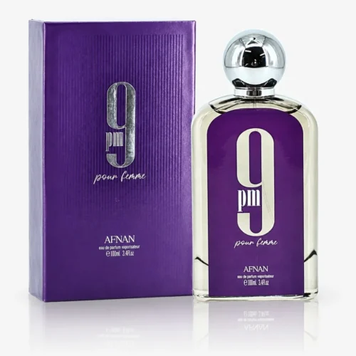 Afnan 9 PM Pour Femme — box