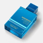 Al Haramain Amber Oud Aqua Dubai — label_closeup