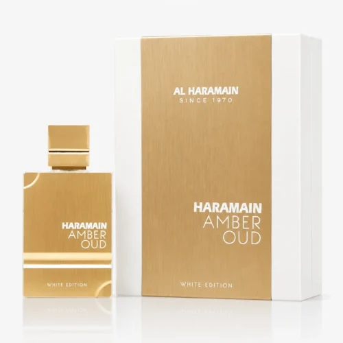 Al Haramain Amber Oud White Edition — box