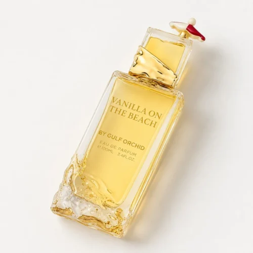 Gulf Orchid Vanilla on the Beach — label_closeup