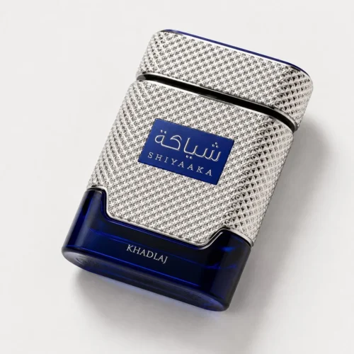 Khadlaj Shiyaaka Blue — label_closeup