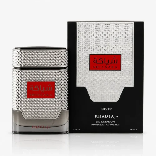 Khadlaj Shiyaaka Silver For Men — box
