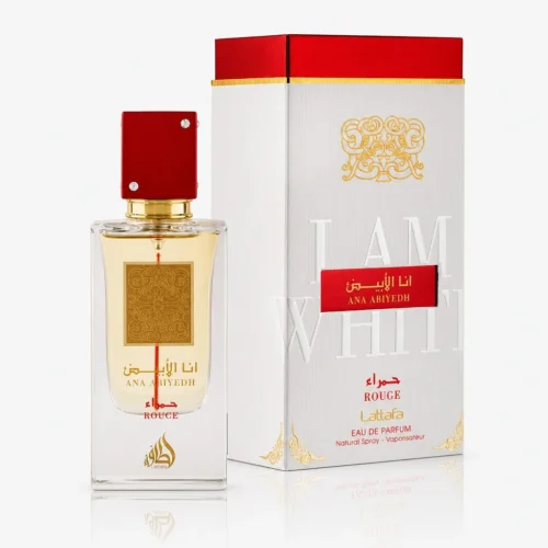 Lattafa Ana Abiyedh Rouge — box