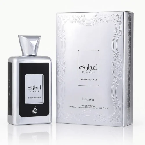 Lattafa Ejaazi Intensive Silver — box