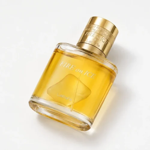 Lattafa Fire on Ice — label_closeup