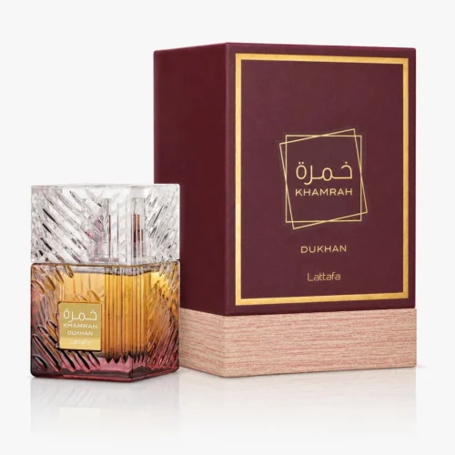 Lattafa Khamrah Dukhan — box