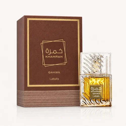 Lattafa Khamrah Qahwa — box