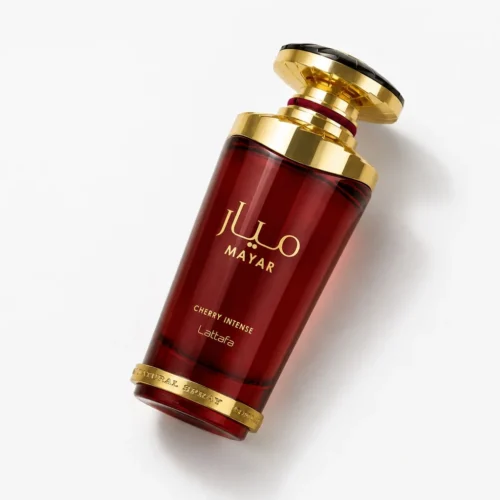 Lattafa Mayar Cherry Intense — label_closeup