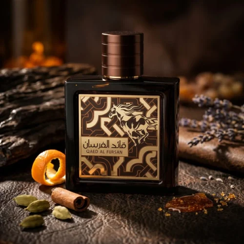 Lattafa Qaed Al Fursan Untamed — mood_scene