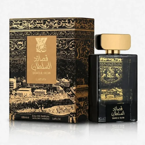 Lattafa Qasaed Al Sultan — box