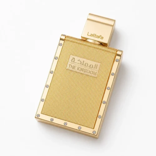 Lattafa The Kingdom For Men — label_closeup