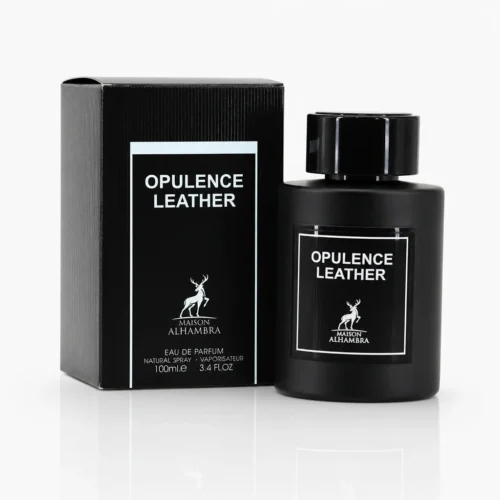 Maison Alhambra Opulence Leather Amber & Leather — box