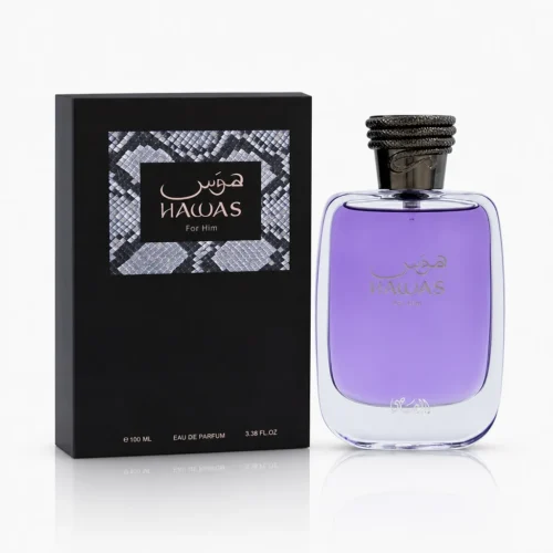 Rasasi Hawas For Him — box