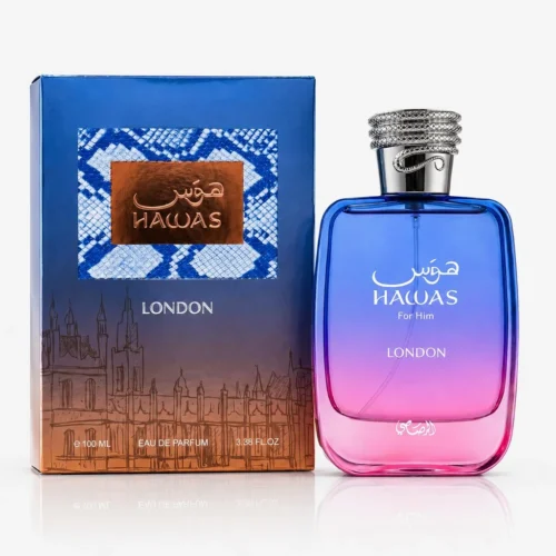 Rasasi Hawas London — box