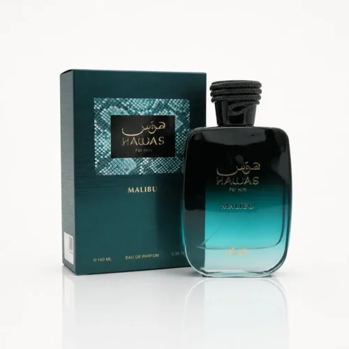 Rasasi Hawas Malibu — box