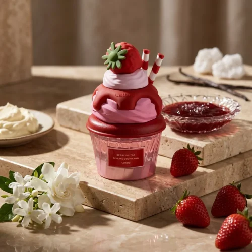 Lattafa Gourmand Berry On Top — mood_scene