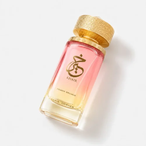Paris Corner Khair Peach Delulu — label_closeup