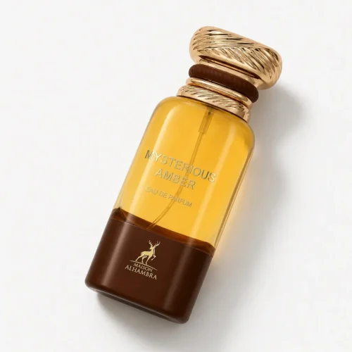 Maison Alhambra Mysterious Amber — label_closeup