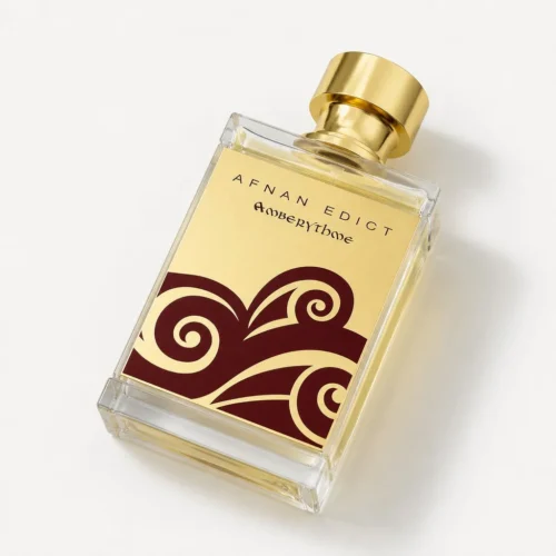 Afnan Edict Amberythme — label_closeup