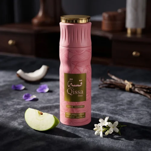 Paris Corner Qissa Pink Dezodorant 200 ml — mood_scene
