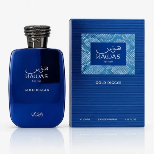 Rasasi Hawas Gold Digger — box